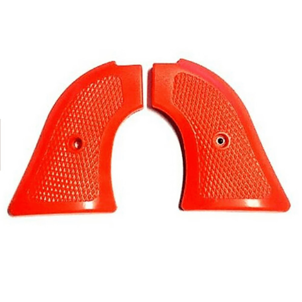 *Heritage Arms Rough Rider 6 & 9 Shot Grips (.22 &.22 Mag) Hunter Orange Checkered ABS Grips