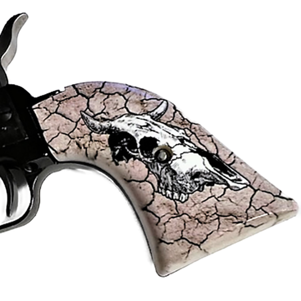 *Heritage Arms Rough Rider 6 & 9 Shot Grips (.22 &.22 Mag) UV / HD Printed Desert Steer Image on ABS Grips (Copy)
