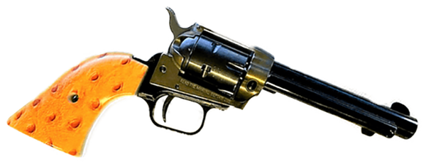 *Heritage Arms Rough Rider 6 & 9 Shot Grips (.22 &.22 Mag) UV / HD Printed Ostrich Skin Image on ABS Grips