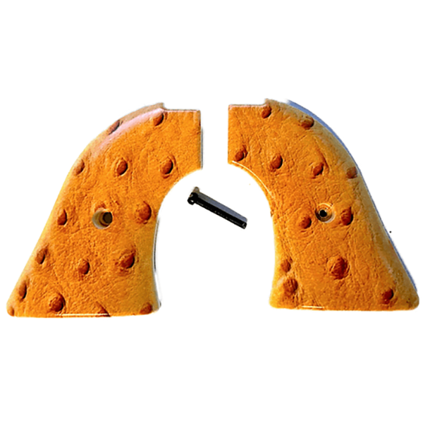 *Heritage Arms Rough Rider 6 & 9 Shot Grips (.22 &.22 Mag) UV / HD Printed Ostrich Skin Image on ABS Grips