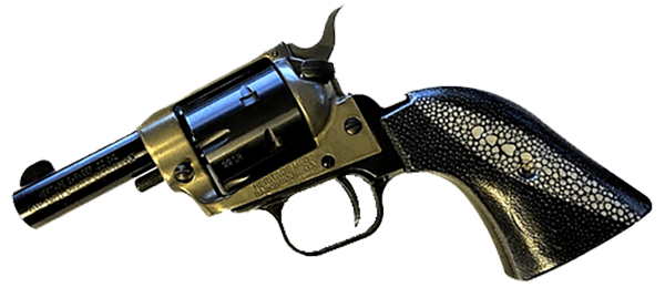 *Heritage Arms Rough Rider 6 & 9 Shot Grips (.22 &.22 Mag) UV / HD Printed Stingray Skin Image on ABS Grips