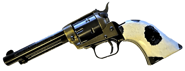 *Heritage Arms Rough Rider 6 & 9 Shot Grips (.22 &.22 Mag) UV / HD Printed Cowhide Image on ABS Grips