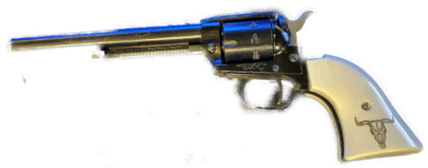 *Heritage Arms Rough Rider 6 & 9 Shot Grips (.22 &.22 Mag) UV / HD Printed Longhorn Skull Image on ABS Grips