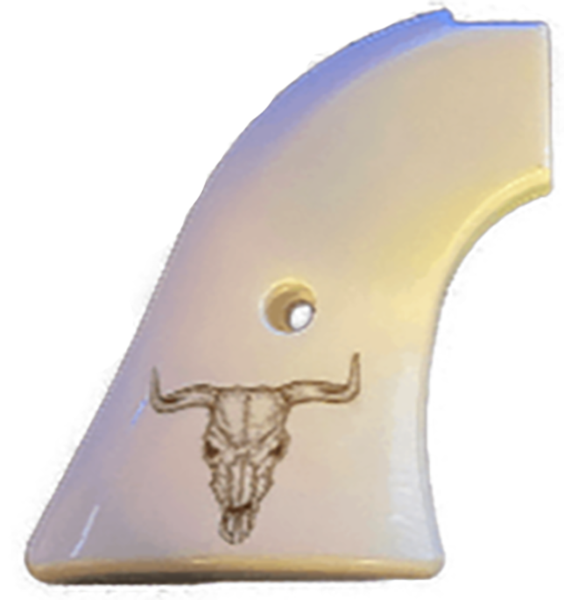 *Heritage Arms Rough Rider 6 & 9 Shot Grips (.22 &.22 Mag) UV / HD Printed Longhorn Skull Image on ABS Grips