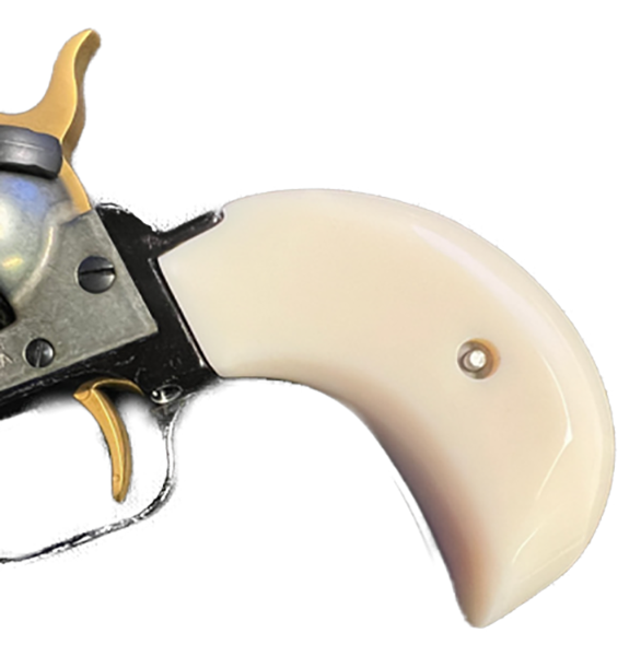 Heritage Arms Rough Rider * 6 & 9 Shot Grips (.22 &.22 Mag) - Birdshead - Acrylic "Faux Ivory"  Fits Birdshead Model Only