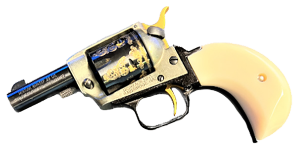 Heritage Arms Rough Rider * 6 & 9 Shot Grips (.22 &.22 Mag) - Birdshead - Acrylic "Faux Ivory"  Fits Birdshead Model Only