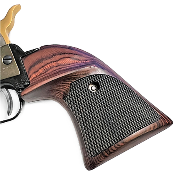 ***Heritage Arms Rough Rider 6 & 9 Shot Grips Checkered Rosewood Oversized Target Grips