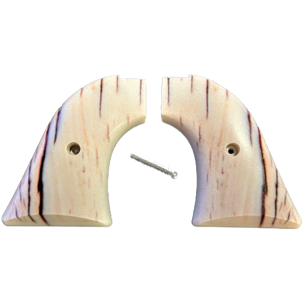 *Heritage Arms Rough Rider 6 & 9 Shot Grips (.22 &.22 Mag) UV / HD Printed Ivory Tusk Image on ABS Grips
