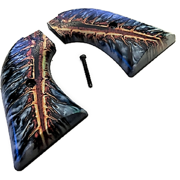 *Heritage Arms Rough Rider 6 & 9 Shot Grips (.22 &.22 Mag) UV / HD Printed Pinecone Image on ABS Grips