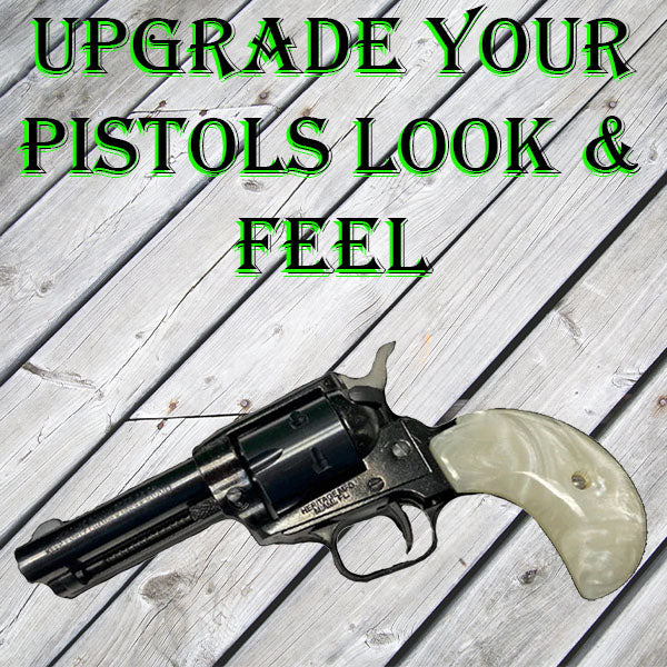 Heritage Arms Rough Rider * 6 & 9 Shot Grips (.22 &.22 Mag) - Birdshead - Acrylic "Silverado"  (Faux Mother of Pearl) Fits Birdshead Model Only