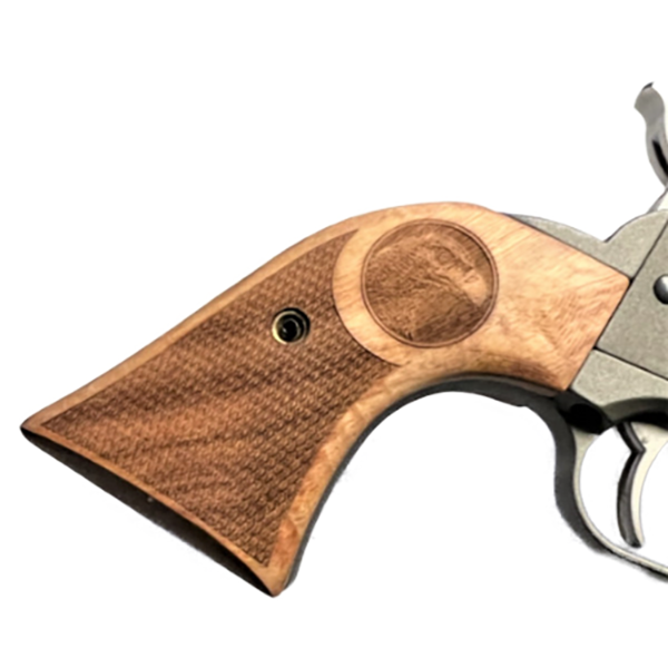 Ruger - Wrangler Model - Unfinished Walnut Checkered & Carved Eagle