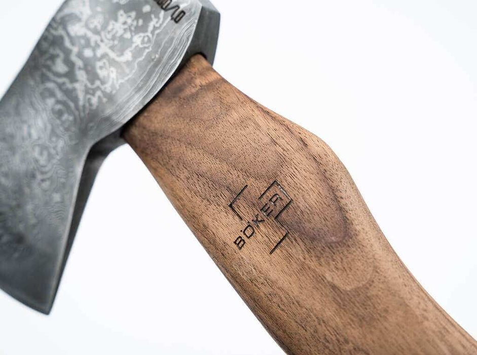 Boker Plus Appalachian Damascus Axe Walnut Handle 11.88" OAL