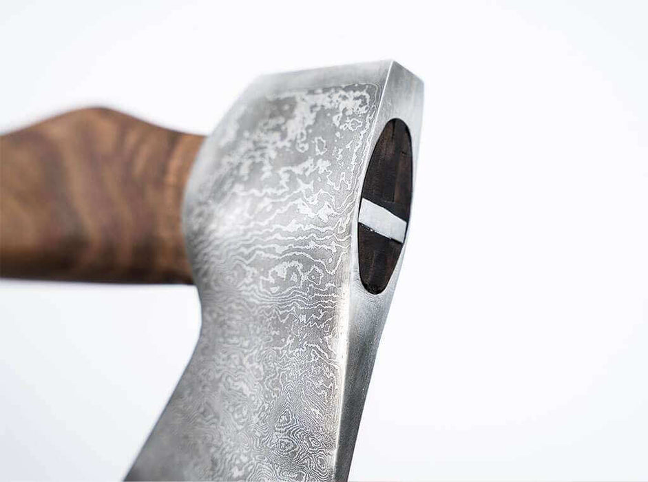 Boker Plus Appalachian Damascus Axe Walnut Handle 11.88" OAL