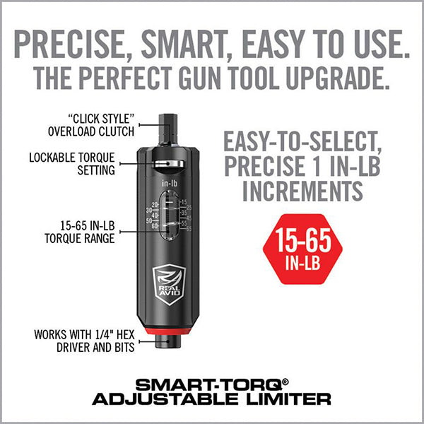 Torque Driver- Smart-Torq Adjustable Limiter - Driver Only - Real Avid