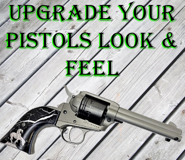 Ruger - Wrangler Model - Flag - UV/HD Printed End of Trail Image on solid ABS Grips