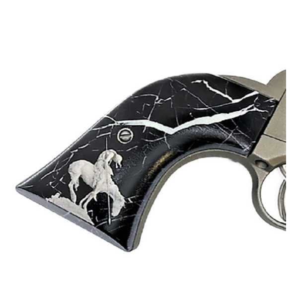 Ruger - Wrangler Model - Flag - UV/HD Printed End of Trail Image on solid ABS Grips