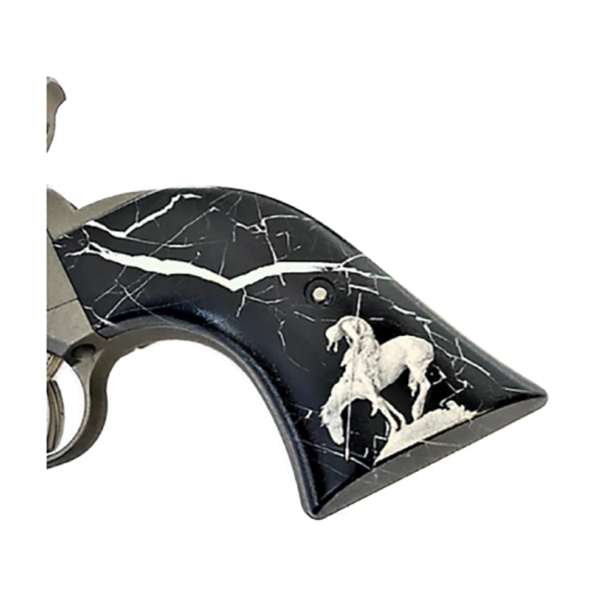 Ruger - Wrangler Model - Flag - UV/HD Printed End of Trail Image on solid ABS Grips