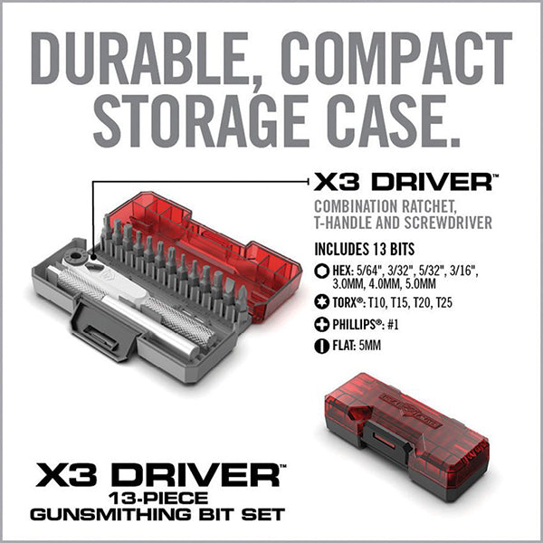 X3 Driver 13-Piece Bit Set - Real Avid