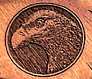 Ruger - Wrangler Model - Unfinished Walnut Checkered & Carved Eagle