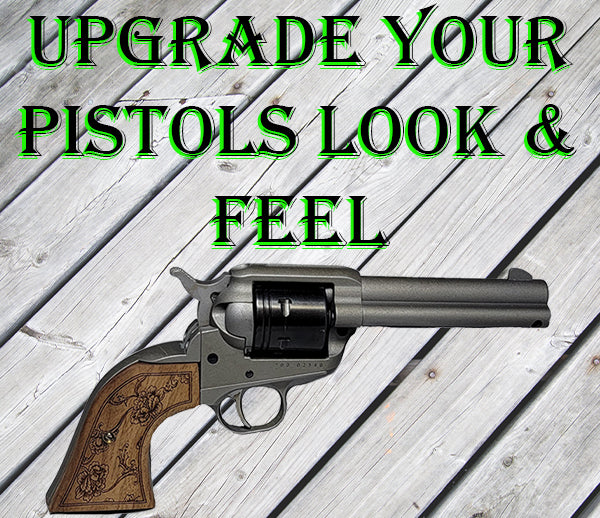 Ruger - Wrangler Model - Unfinished Walnut Floral Grips