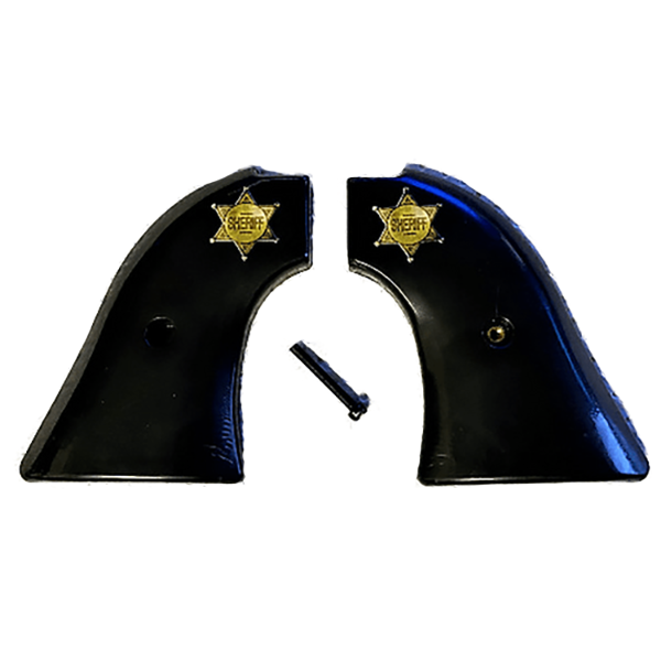 *Heritage Arms Rough Rider 6 & 9 Shot Grips (.22 &.22 Mag) UV / HD Printed Sherriff Badge Image on ABS Grips