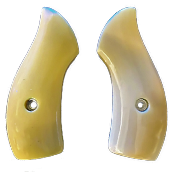 S&W J Frame Round Butt Acrylic Faux Ivory Grips