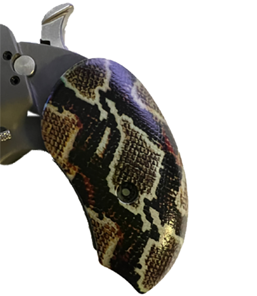 *Bond Arms Derringer XL Faux Rattle Snake Rattle Snake Skin UV Printed - WoodWorld of Texas