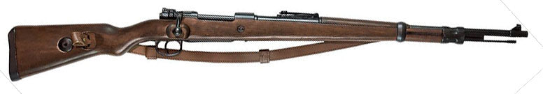 Non-Firing Inert German K98 Rifle Replica Reproduction with Sling 43.5" 6.5 Pounds - Decoration