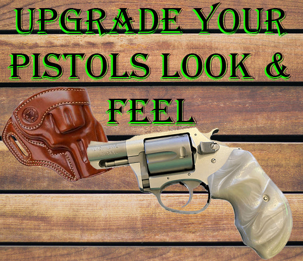 Charter Arms Universal Fit - Faux Mother of Pearl Acrylic Grips Wrap Around
