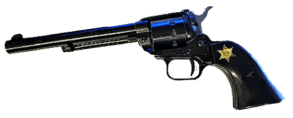 *Heritage Arms Rough Rider 6 & 9 Shot Grips (.22 &.22 Mag) UV / HD Printed Sherriff Badge Image on ABS Grips