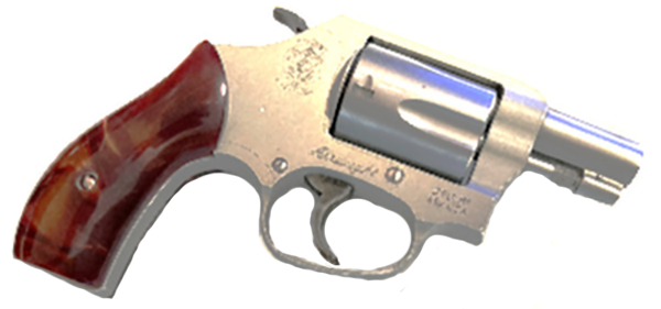S&W J Frame Round Butt Acrylic Faux Red Pearl Grips
