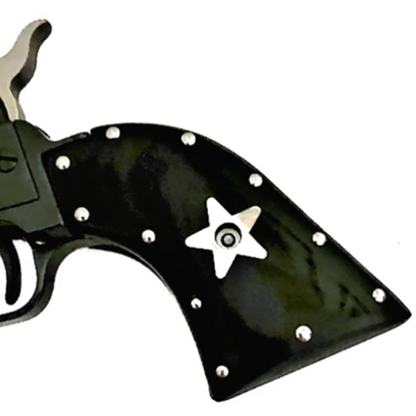 **Heritage Arms Rough Rider 6 & 9 Shot Grips (.22 &.22 Mag) Wood with Silver Studs & Stars