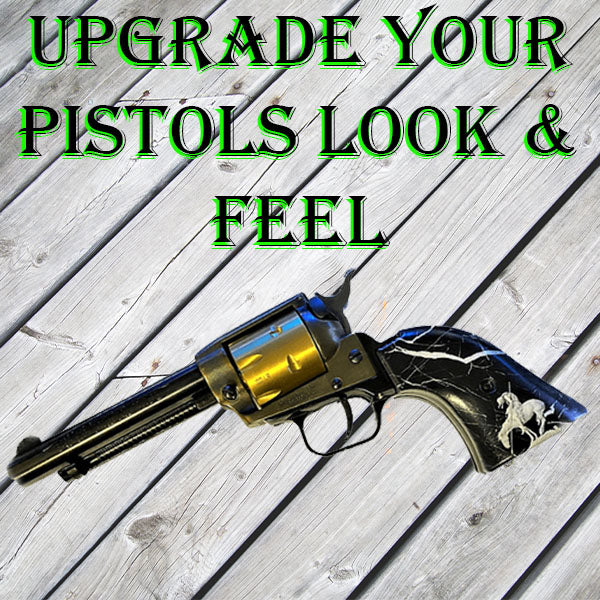 *Heritage Arms Rough Rider 6 & 9 Shot Grips (.22 &.22 Mag) UV / HD Printed End of the Trail Image on ABS Grips