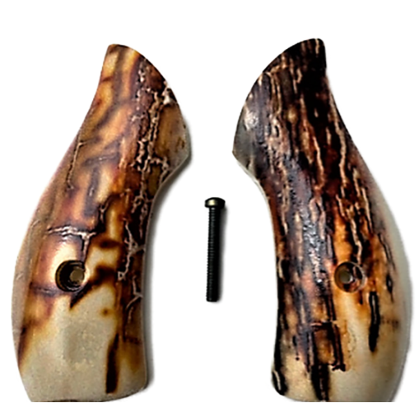 S&W J Frame Round Butt UV/HD Printed Image of Mammoth Tusk Grips