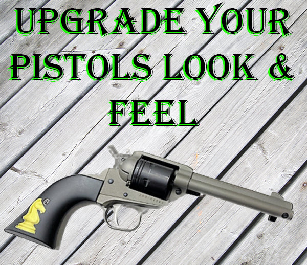 Ruger - Wrangler Model - Flag - UV/HD Printed Knight "Paladin" Image on solid ABS Grips