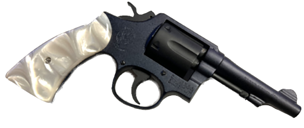 S&W K Frame Square Butt Acrylic Faux Mother of Pearl Grips