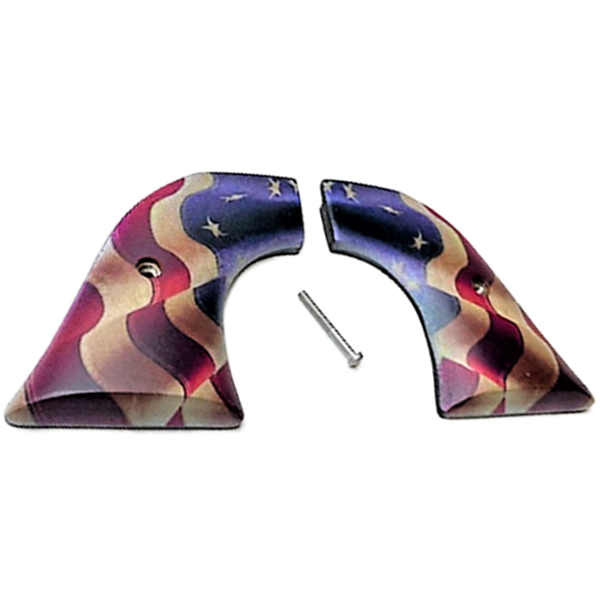 Ruger - Wrangler Model - Flag - UV/HD Printed Betsy Ross Image on solid ABS Grips