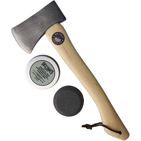 Uncle Tommy's Stuff Outdoorsman's Belt Axe Kit 15"