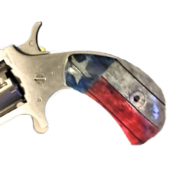 North American Arms Magnum Gun Grip with HD/UV printed picture of Rustic Texas Flag