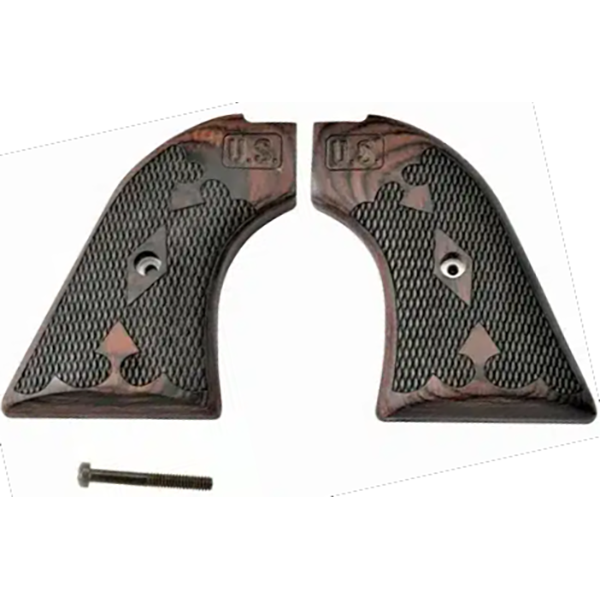 **Heritage Arms Rough Rider 6 & 9 Shot Grips (.22 &.22 Mag) Gentlemen Rosewood Checkered & Engraved with Embossed U.S.