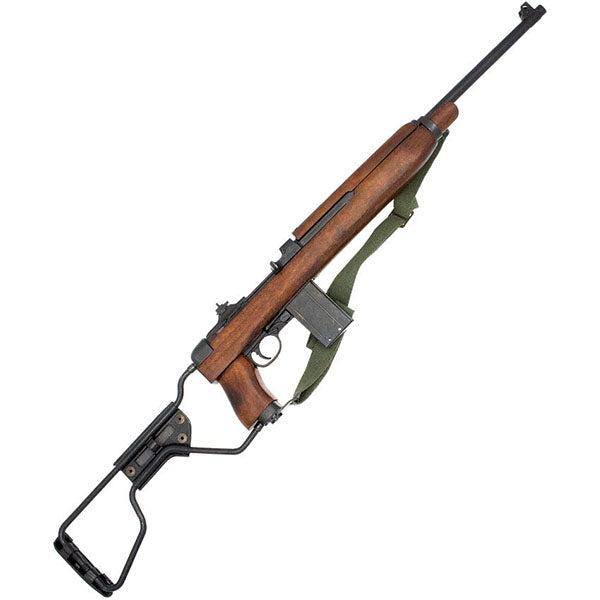 Non-Firing Inert M1A1 1941 Model Carbine Reproduction 35"  5.1 Pounds - Decoration