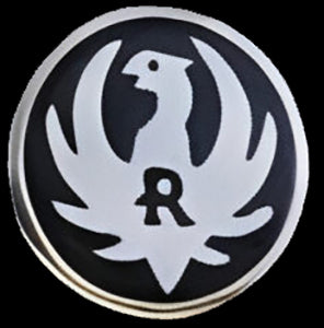 Black Rosewood 1911 Full Size Checkered Grips Pearl Accent w/ Ruger Black Medallion (Copy) - WoodWorld of Texas