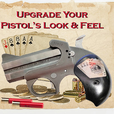 *Bond Arms Derringer XL UV / HD printed Aces and Eights - XL - WoodWorld of Texas