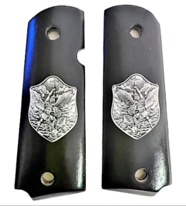 1911 Full Size Grips Archangel St Michael Shield Full Size UV