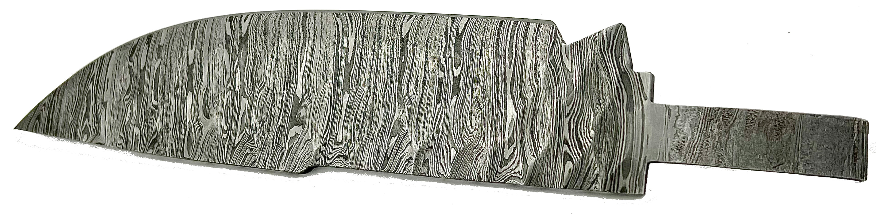 Arrowhead Textured 1095 15N20 high carbon steel Damascus Full Tang Blank
