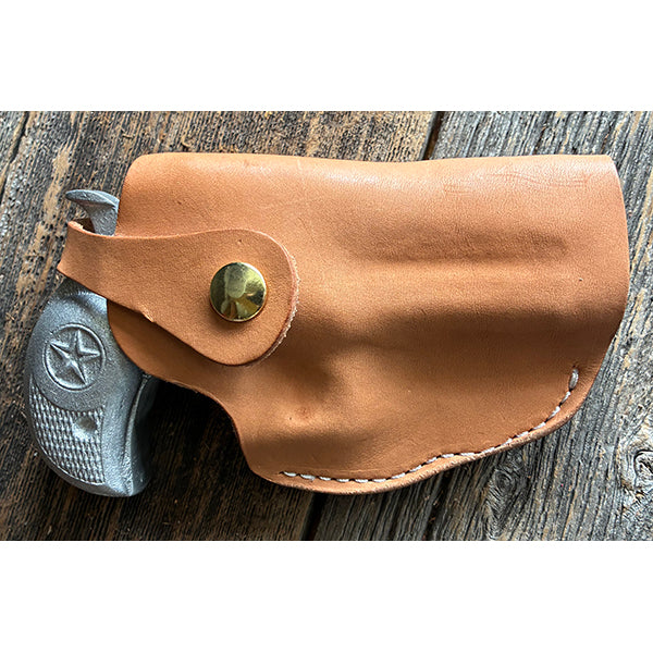 Bond Arms Full Size holster for up to 3.5" Barrels RIGHT HAND Cross-draw Horizontal or LH S.O.B. - Tan -  Made in Texas