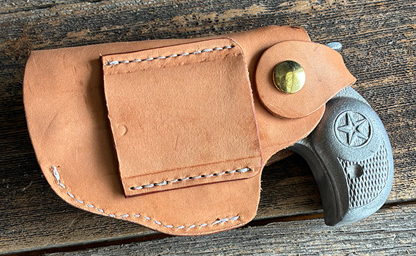 Bond Arms Full Size holster for up to 3.5" Barrels RIGHT HAND Cross-draw Horizontal or LH S.O.B. - Tan -  Made in Texas