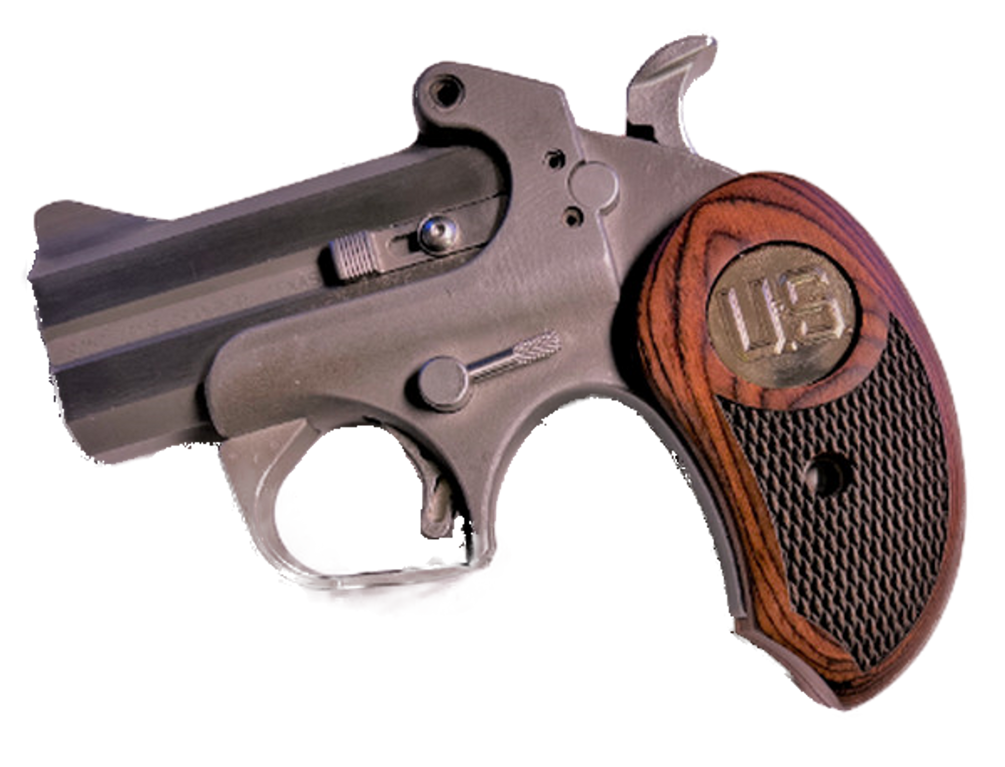 Bond Arms Derringer XL Grips Laminated Rosewood with US Medallion XL