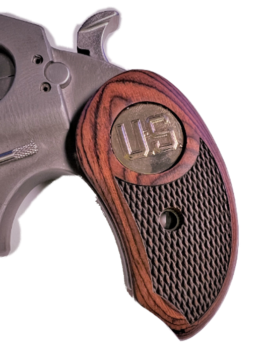 Bond Arms Derringer XL Grips Laminated Rosewood with US Medallion- XL