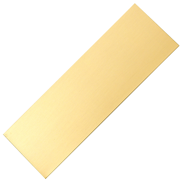 Metal - Brass Sheet Handle / Scale Spacers - .062 x 2"x6"